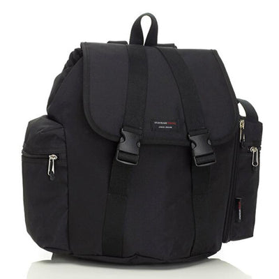 Storksak Travel Nappy Bag Backpack Black