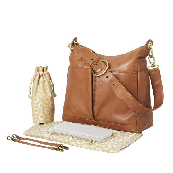 Leather 2 pocket Hobo - OIOI