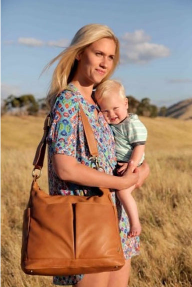 Leather 2 pocket Hobo - OIOI