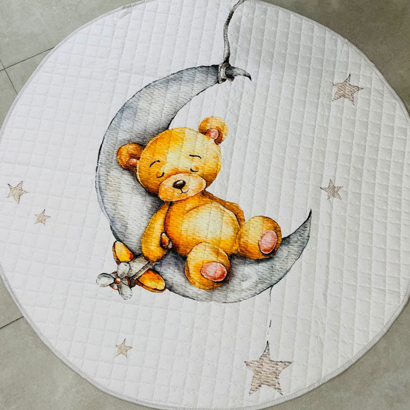 Teddy Round Baby Play mat 150 cm diameter Front