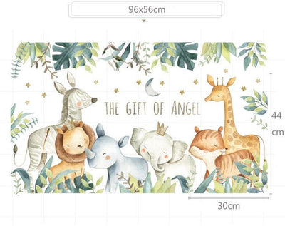 The Gift of Angel Wall Sticker size