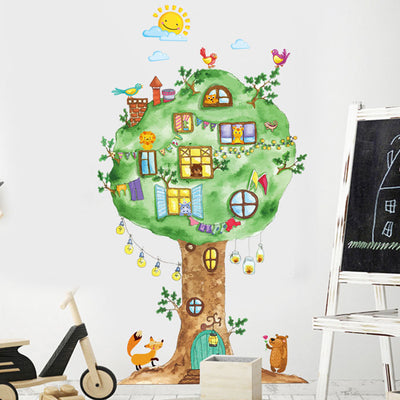 Tree House Baby Nursery Wall Sticker 2