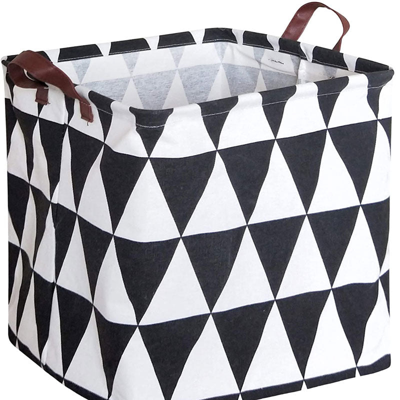 Triangle Square Collapsible Canvas Toy Storage Box
