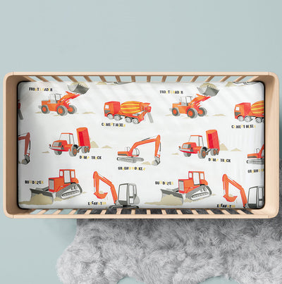 Trucks Fitted Cot Sheet