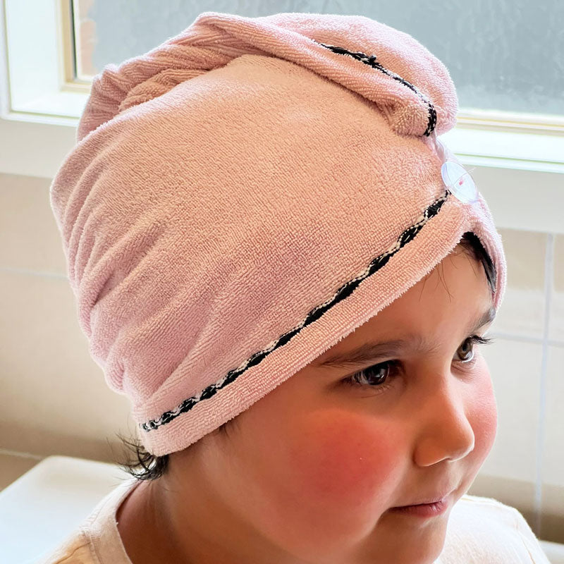 Turbie Twist Pink Microfibre Hair Towel Wrap Main