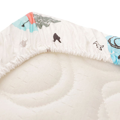 Universe Baby Fitted Cot Sheet Backside