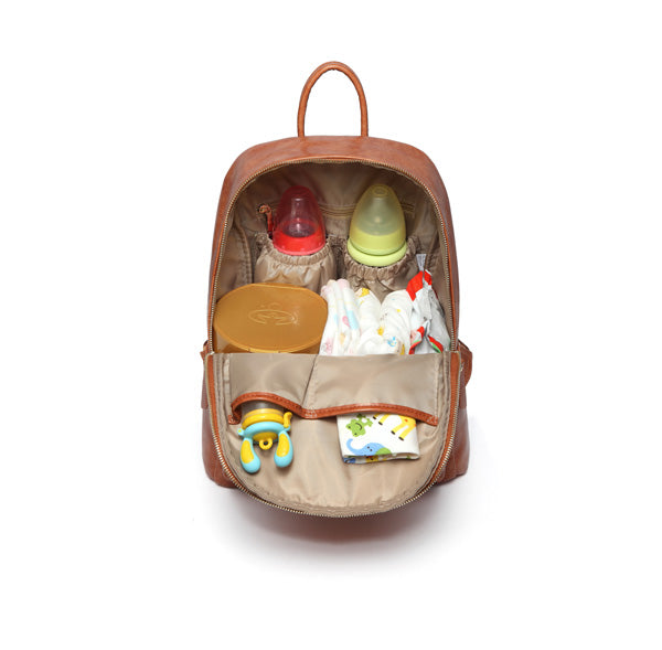 Smart Viv Nappy Bag Backpack - Tan