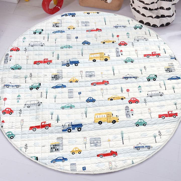 Wheels on the Road Baby Playmat 150 cm Diameter