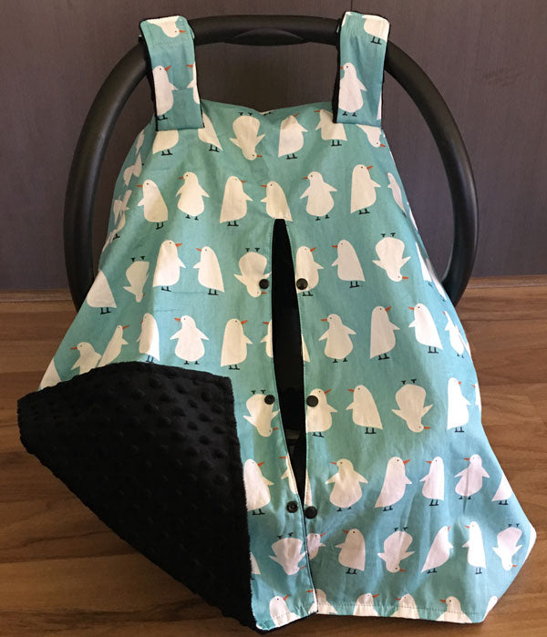 White Birdie Car Seat Canopy