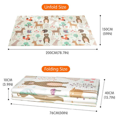 Woodland Animals Large Baby Play Mat