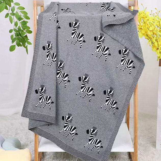Zebra Baby Blanket