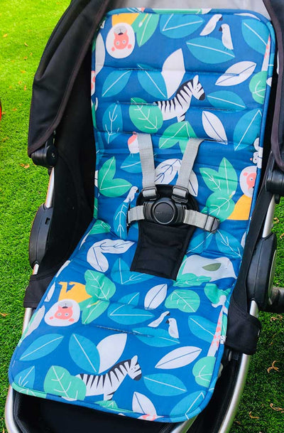 Zoo Animals Reversible Pram Liner