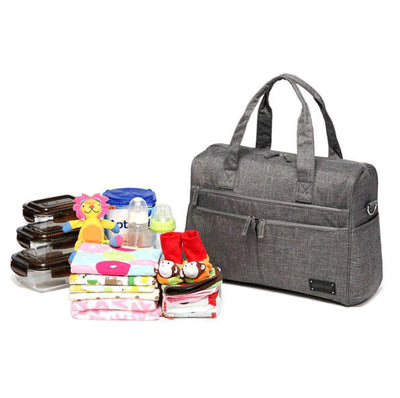 Abbey Carry All Nappy Bag - Grey
