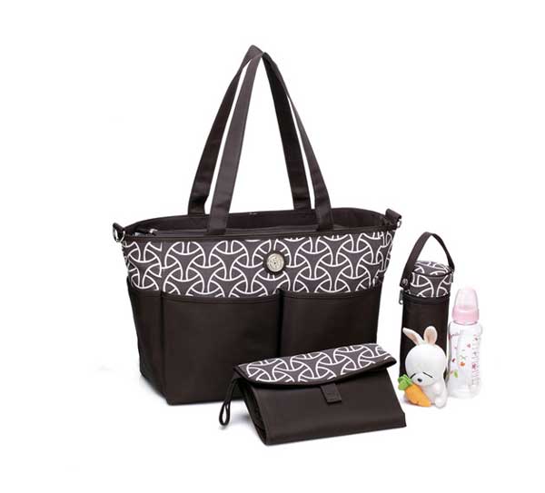 Charlie Two Tone Tote with change station