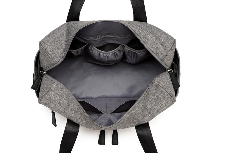 Addie All In One Nappy Bag - Grey