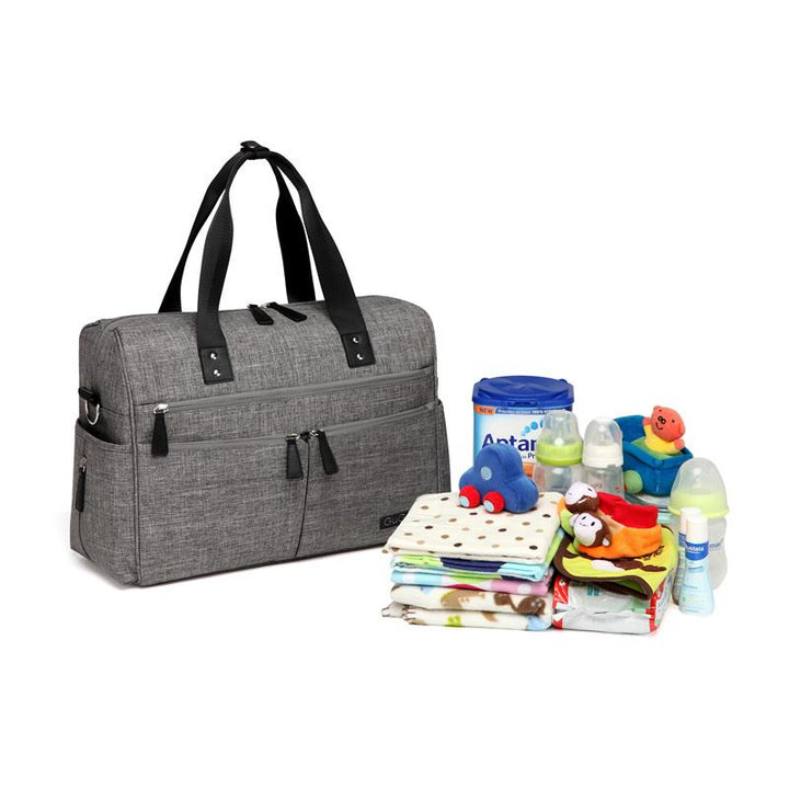 Addie All In One Nappy Bag - Grey