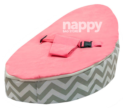 Ava-Zig Zag Retreat Baby Bean Bag