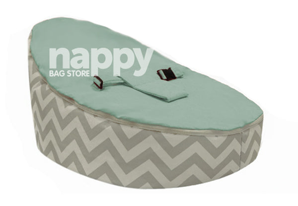 Aavi - Chevron Retreat Baby Bean Bag