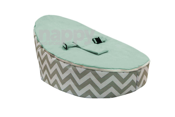 Aavi - Chevron Retreat Baby Bean Bag