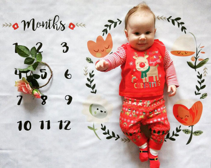 Baby Milestone – Flowers