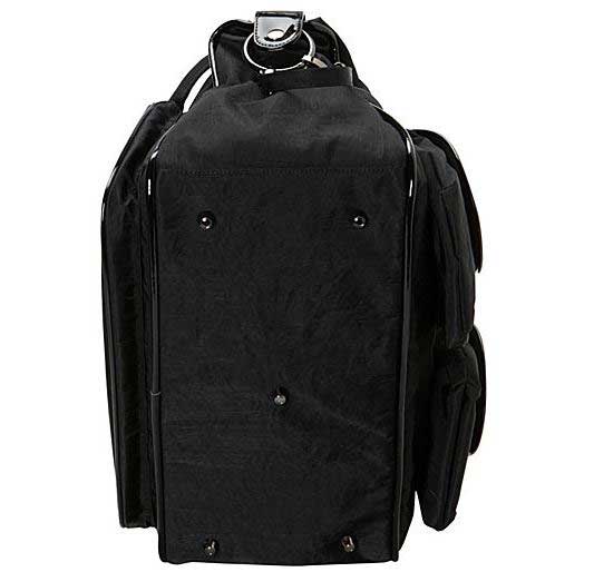 OIOI Black Wash Nylon Carry all Nappy Bag