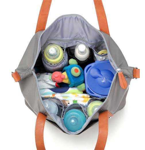 Benito Grey Tote Nappy Bag