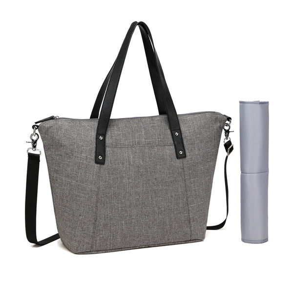 Benito Grey Tote Nappy Bag