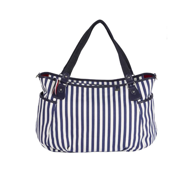 OiOi Botanical Navy Tote Nappy Bag