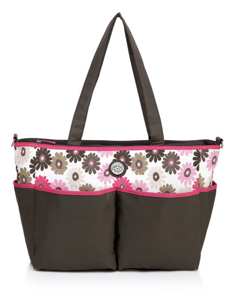Charlie Two Tone Tote with change station