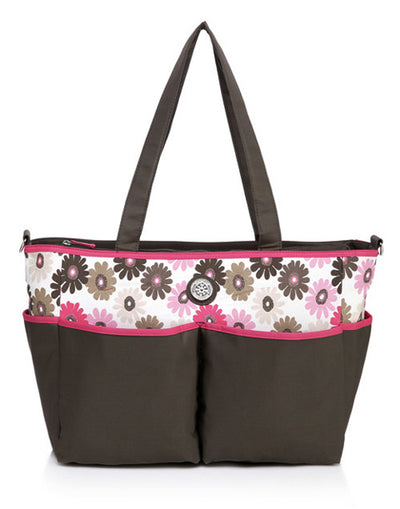 Charlie Two Tone Tote with change station