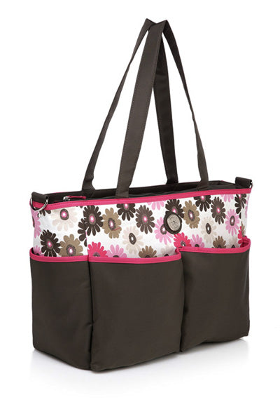Charlie Two Tone Tote with change station