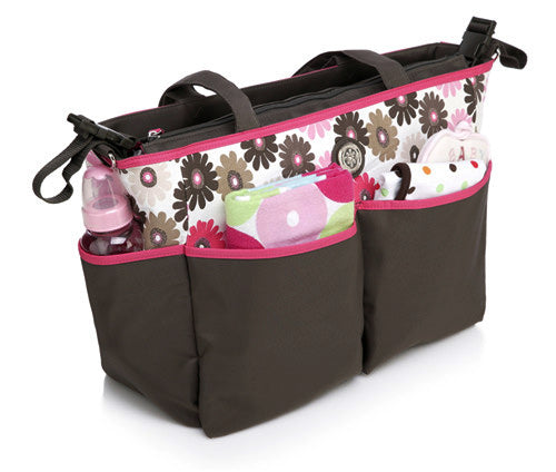 Charlie Two Tone Tote with change station