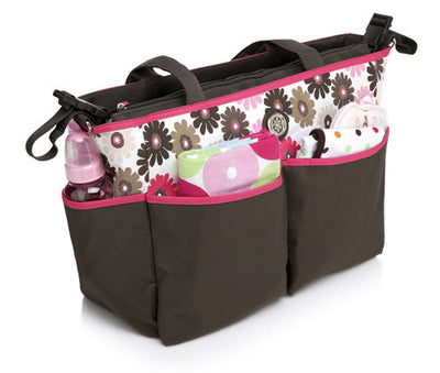 Charlie Two Tone Tote with change station