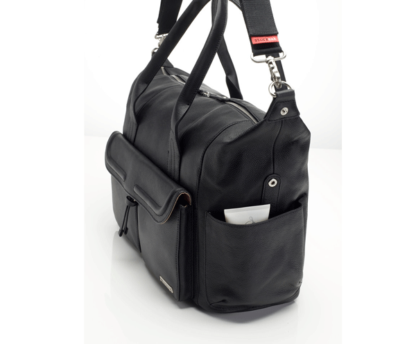 Storksak Charlotte Leather Nappy Bag