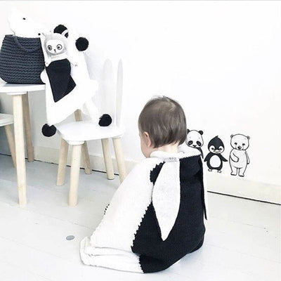 Long Ear Bunny Baby Blanket – Cream