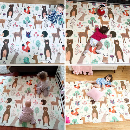 Woodland Animals Large Baby Play Mat