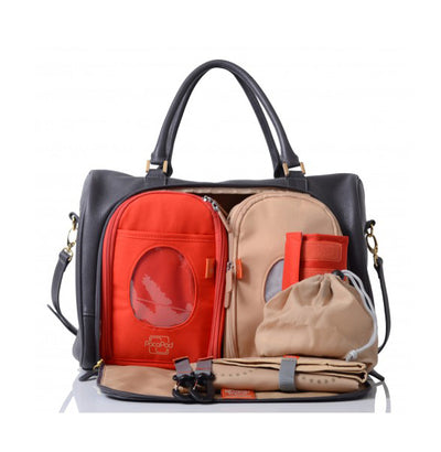 PacaPod Firenze Leather Nappy Bag
