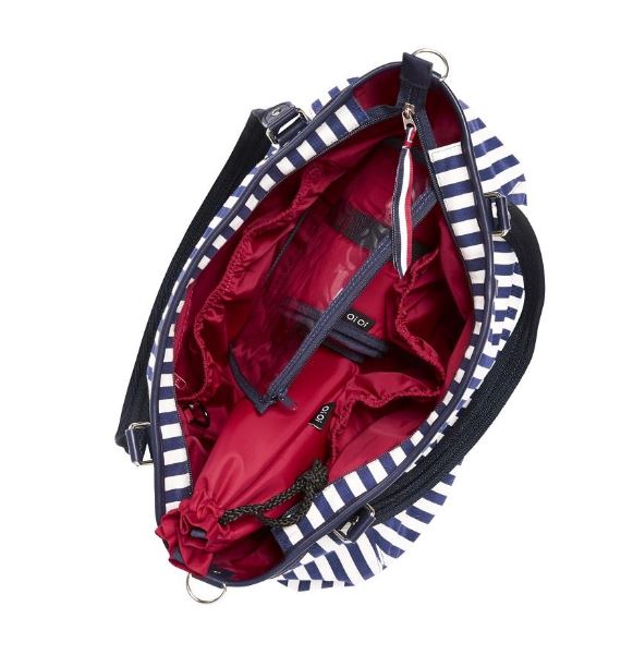 OiOi Botanical Navy Tote Nappy Bag