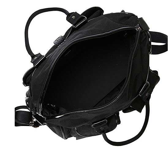 OIOI Black Wash Nylon Carry all Nappy Bag