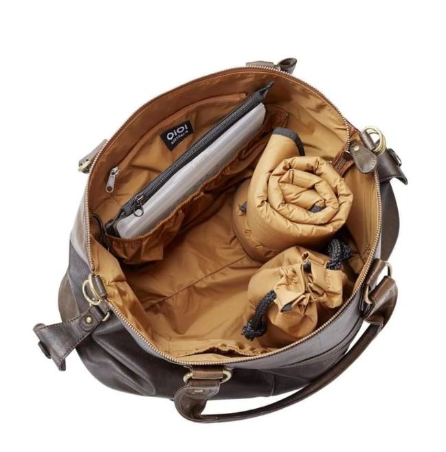 OiOi - Leather Slouch Tote