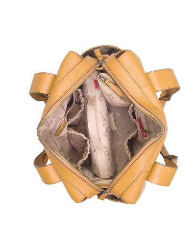 Storksak Kym Leather Nappy Bag