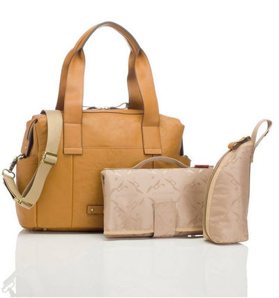Storksak Kym Leather Nappy Bag