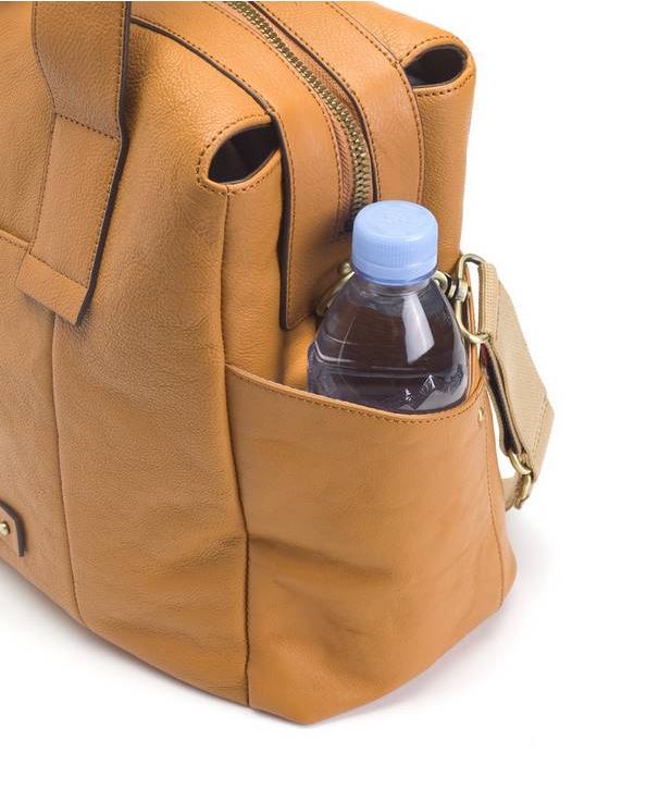 Storksak Kym Leather Nappy Bag