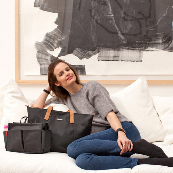 Storksak Black Noa Nappy Bag