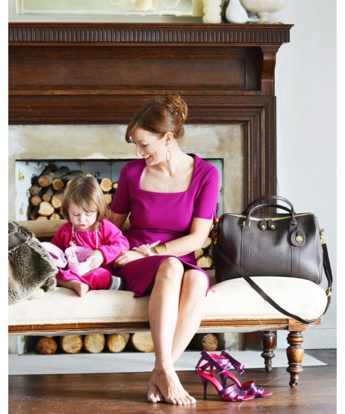 PacaPod Firenze Leather Nappy Bag