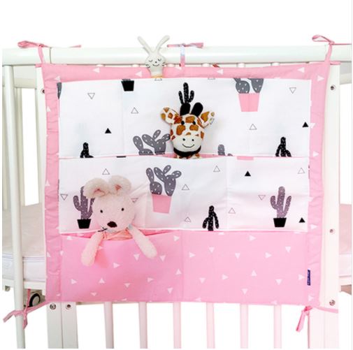 Pink Cactus Cot Organiser
