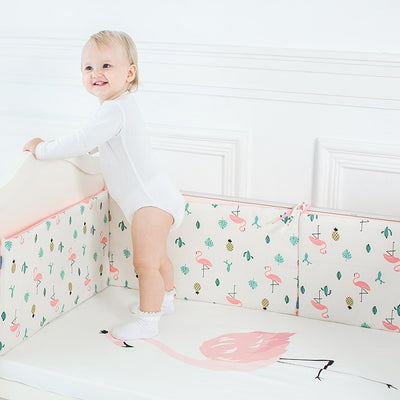 Pink Flamingo Cot Sheet