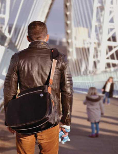 PacaPod Portland Black Nappy Bag