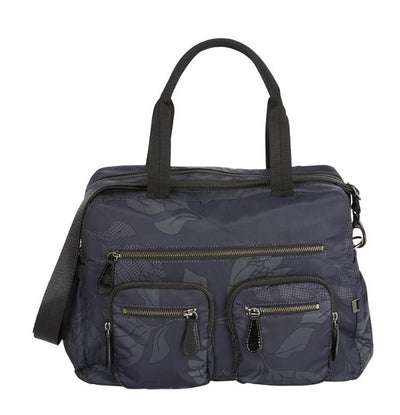 OIOI Carry All Black Protea Nappy Bag
