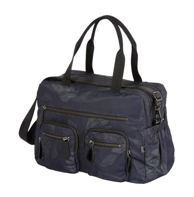 OIOI Carry All Black Protea Nappy Bag